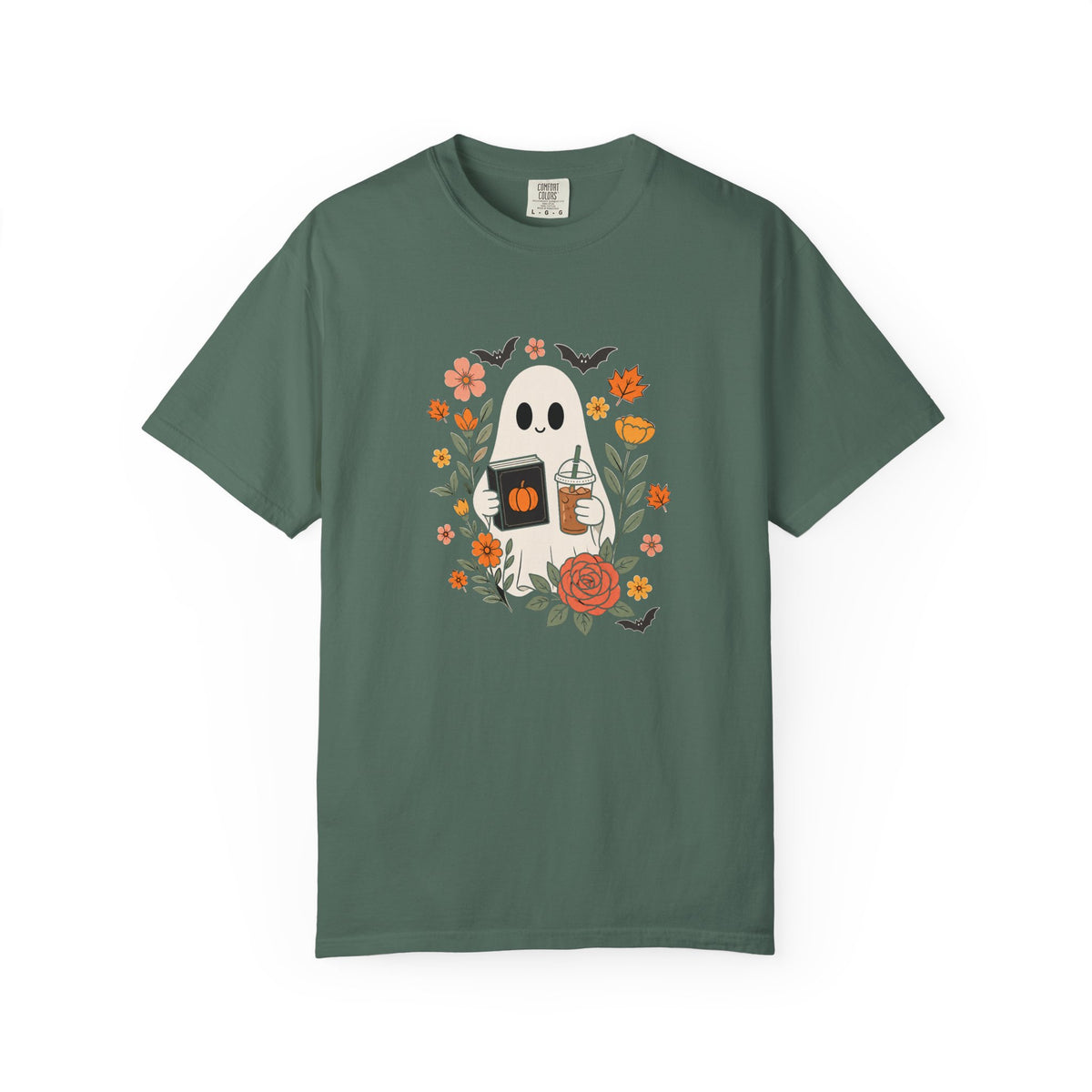 Ghost Book Club T-Shirt – Blue Spruce