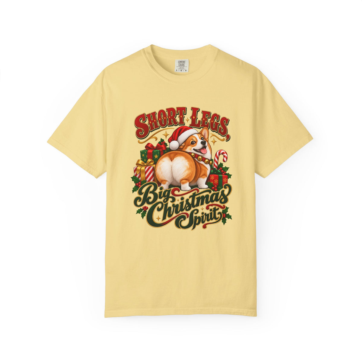 Short Legs, Big Christmas Spirit T-Shirt – Butter