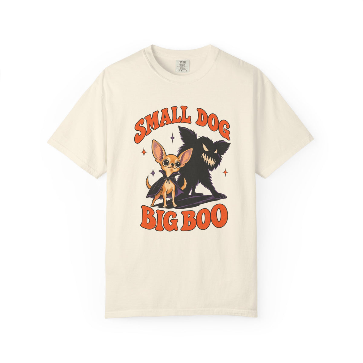 Small Dog, Big Boo T-Shirt – Ivory