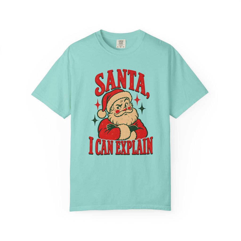 Santa, I Can Explain T-Shirt – Chalky Mint
