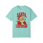 Santa, I Can Explain T-Shirt – Chalky Mint