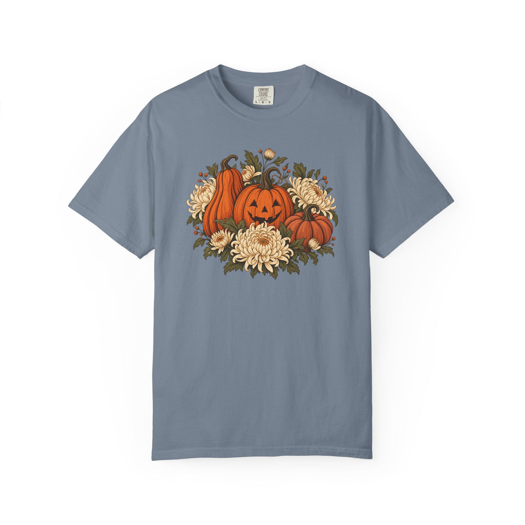 Botanical Pumpkins T-Shirt – Blue Jean