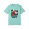 Ghosts Don't Pay Rent T-Shirt – Chalky Mint