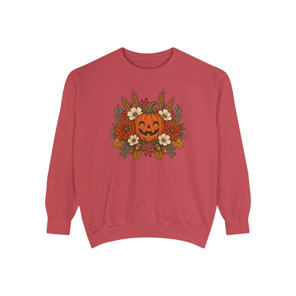 Harvest Grin Sweatshirt – Crimson