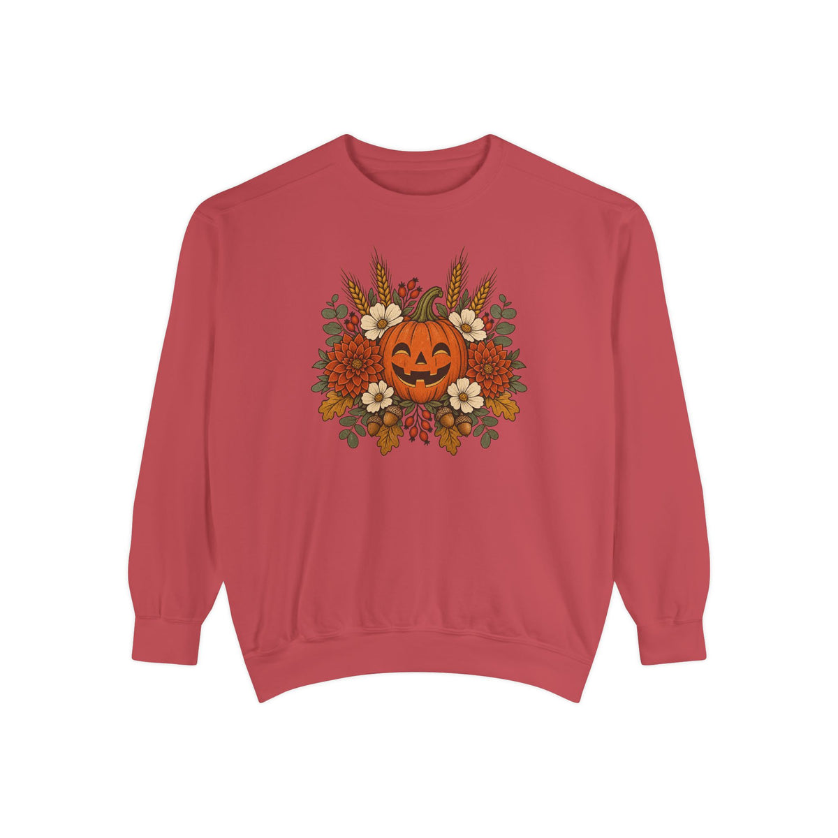 Harvest Grin Sweatshirt – Crimson