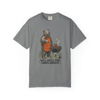 Will Grill for Compliments T-Shirt – Grey