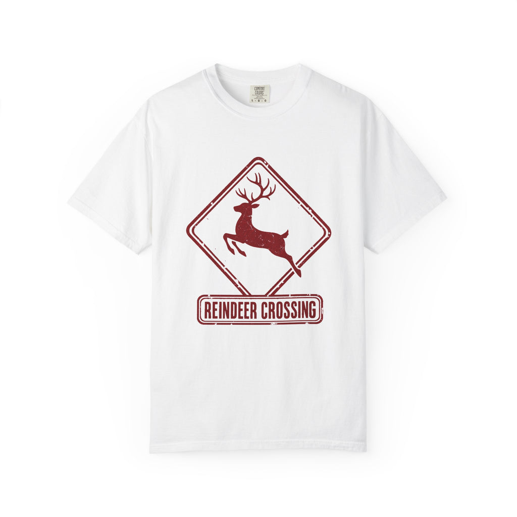 Reindeer Crossing T-Shirt – White