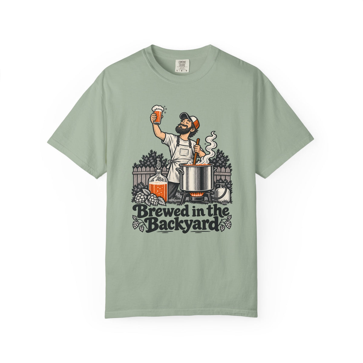 Brewed in the Backyard T-Shirt – Bay