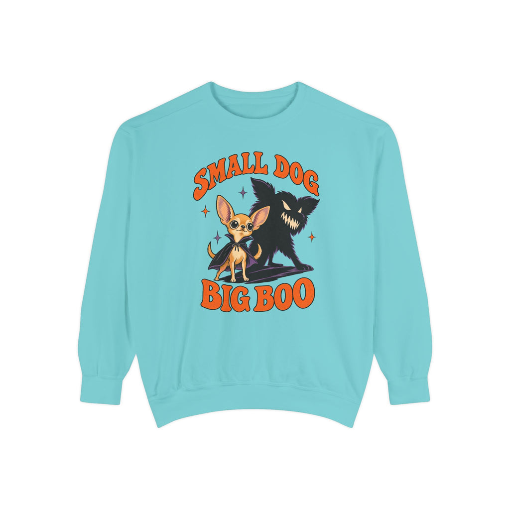 Small Dog, Big Boo Sweatshirt – Chalky Mint
