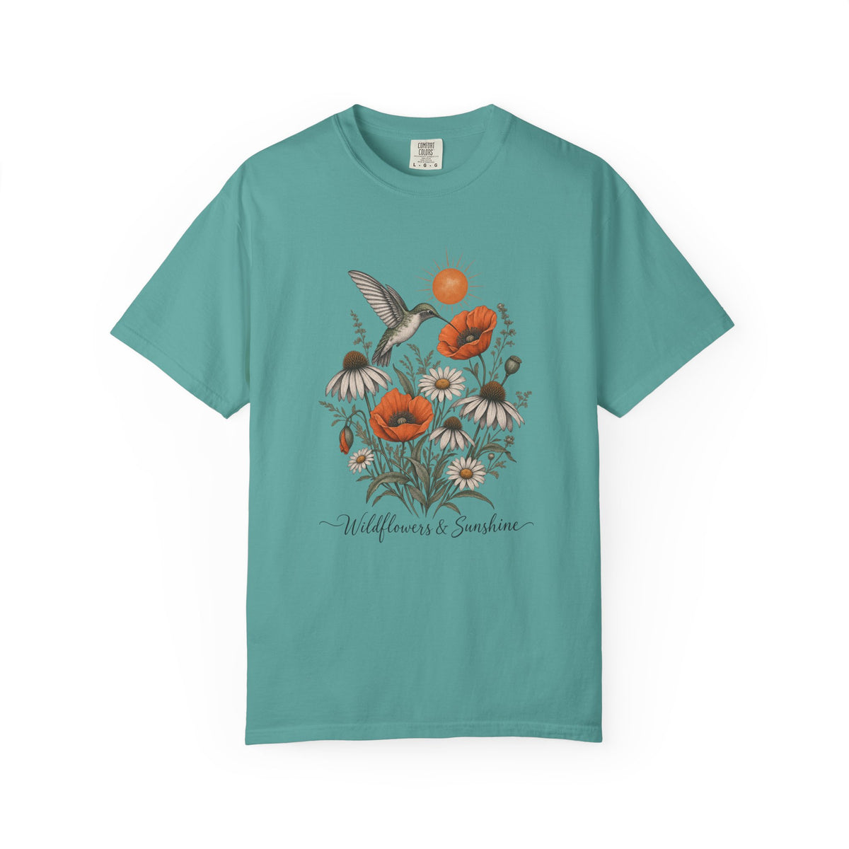 Wildflowers & Sunshine T-Shirt – Seafoam
