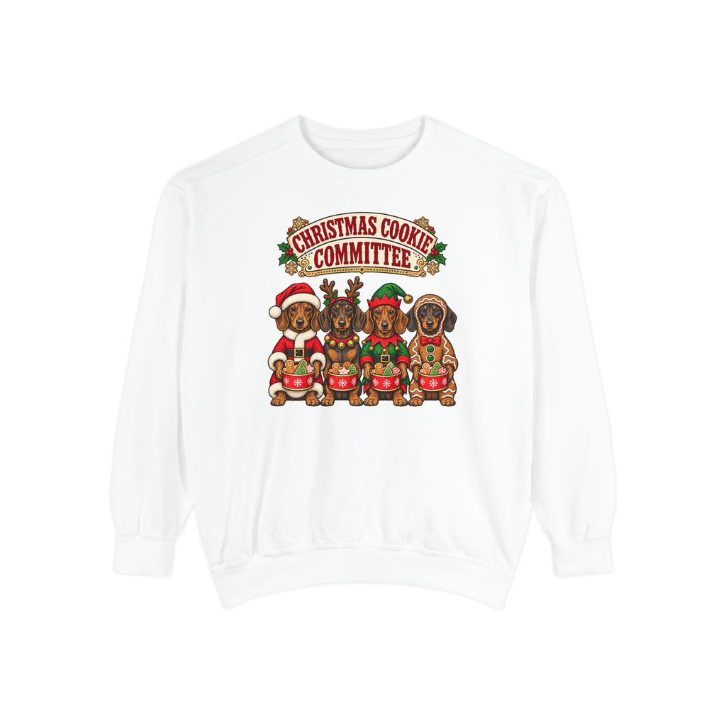 Christmas Cookie Committee Sweatshirt – White