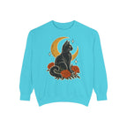 Moonlit Black Cat Sweatshirt – front view