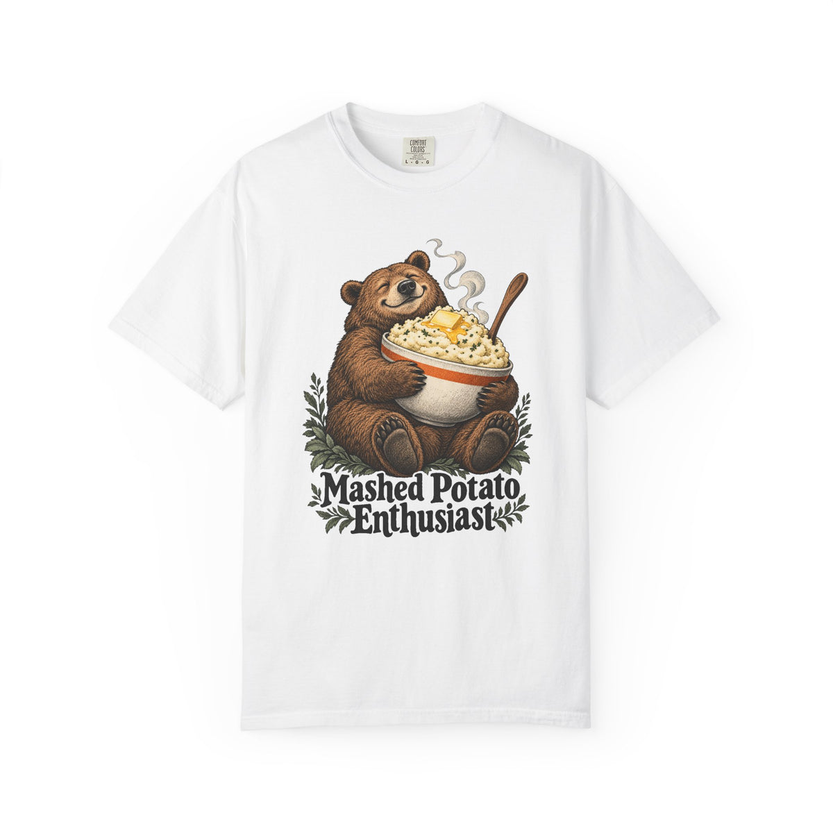 Mashed Potato Enthusiast T-Shirt – White