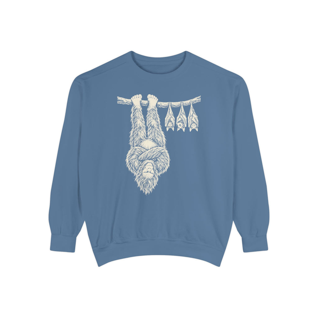 Bigfoot Hanging With Bats Sweatshirt