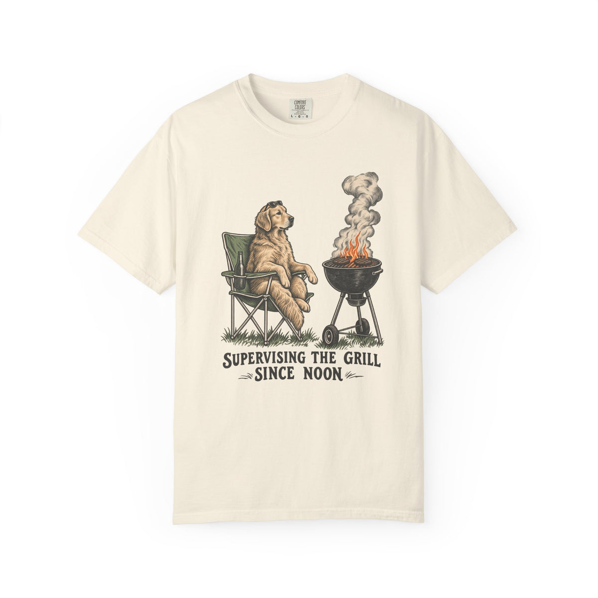Supervising the Grill Since Noon T-Shirt – Ivory