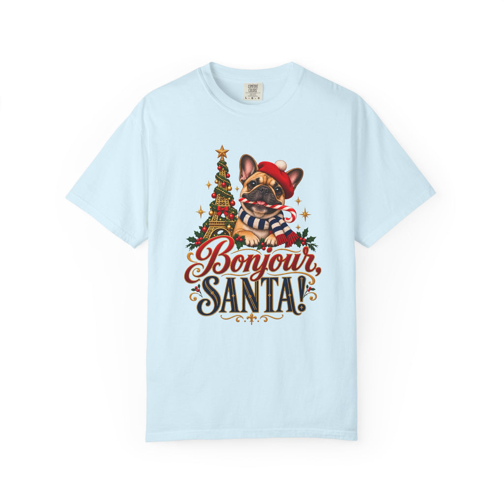 Bonjour, Santa! T-Shirt – Chambray