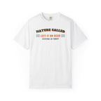 Nature Called, Left It on Read T-Shirt – White