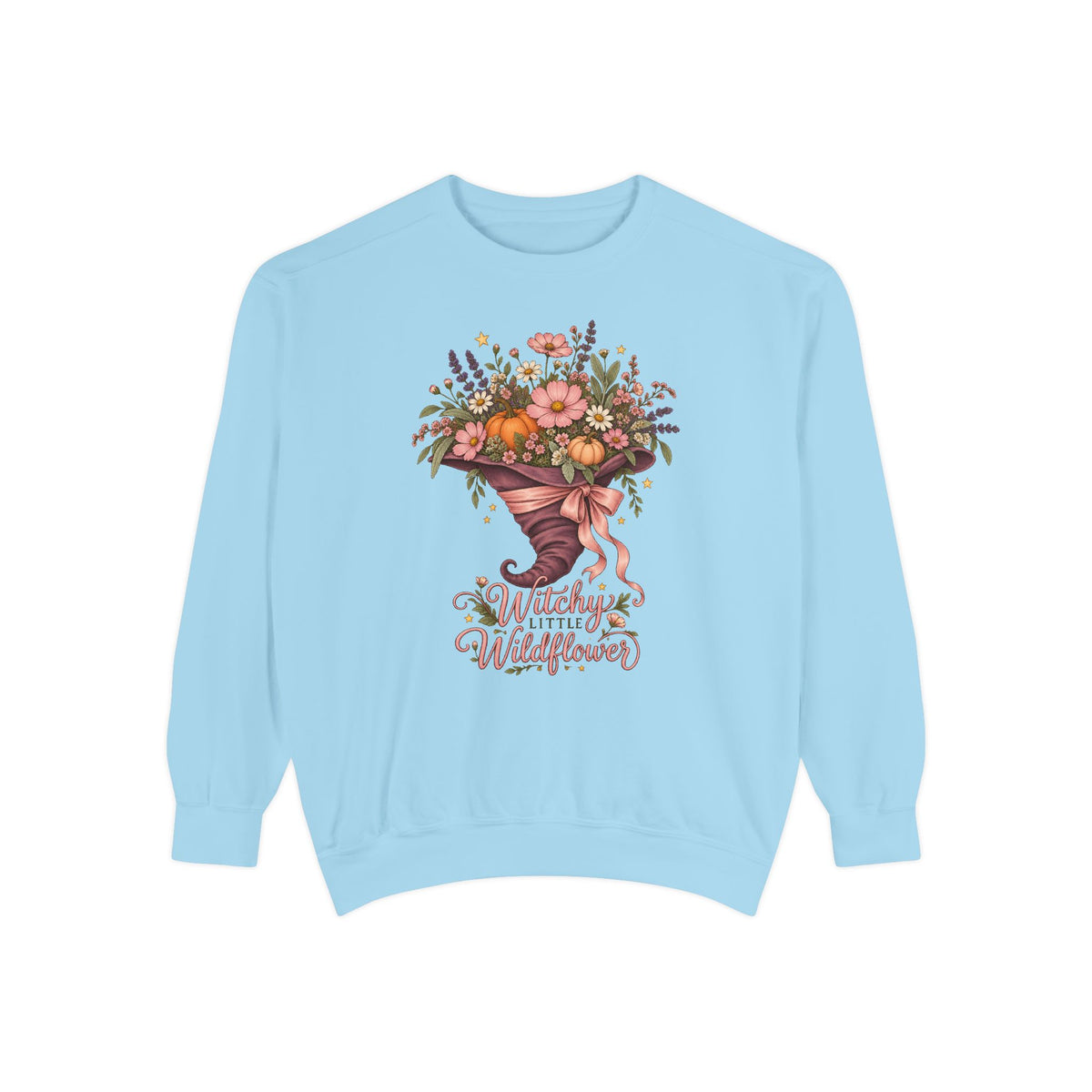 Witchy Little Wildflower Sweatshirt – Chambray