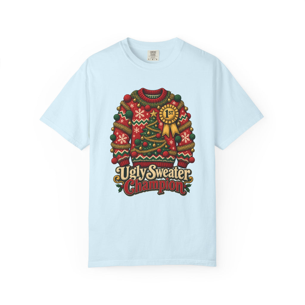 Ugly Sweater Champion T-Shirt – Chambray