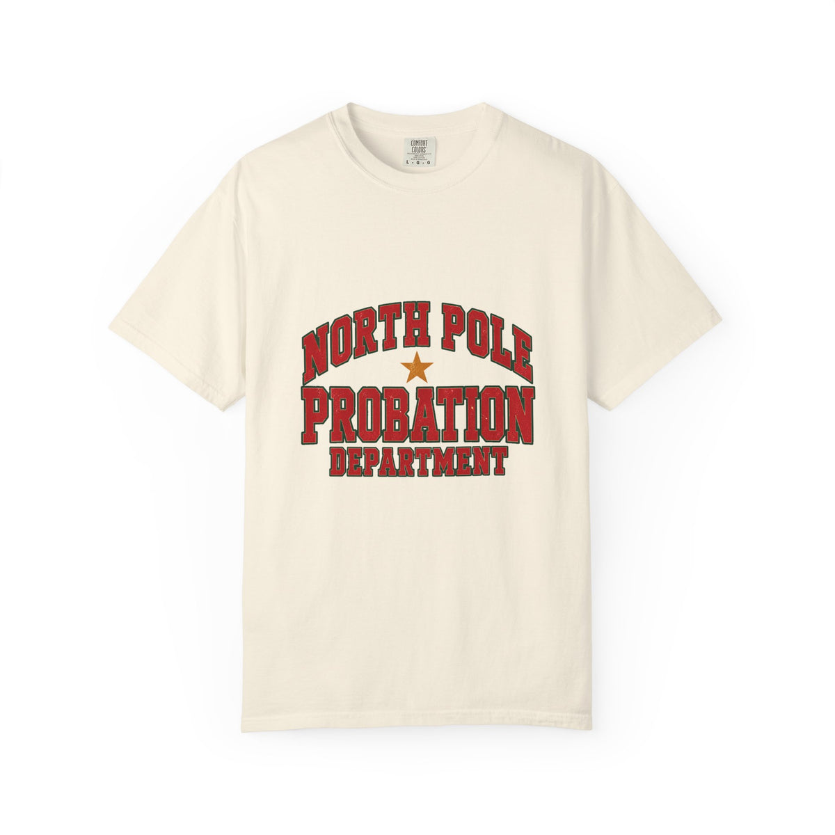 North Pole Probation Department T-Shirt – Ivory