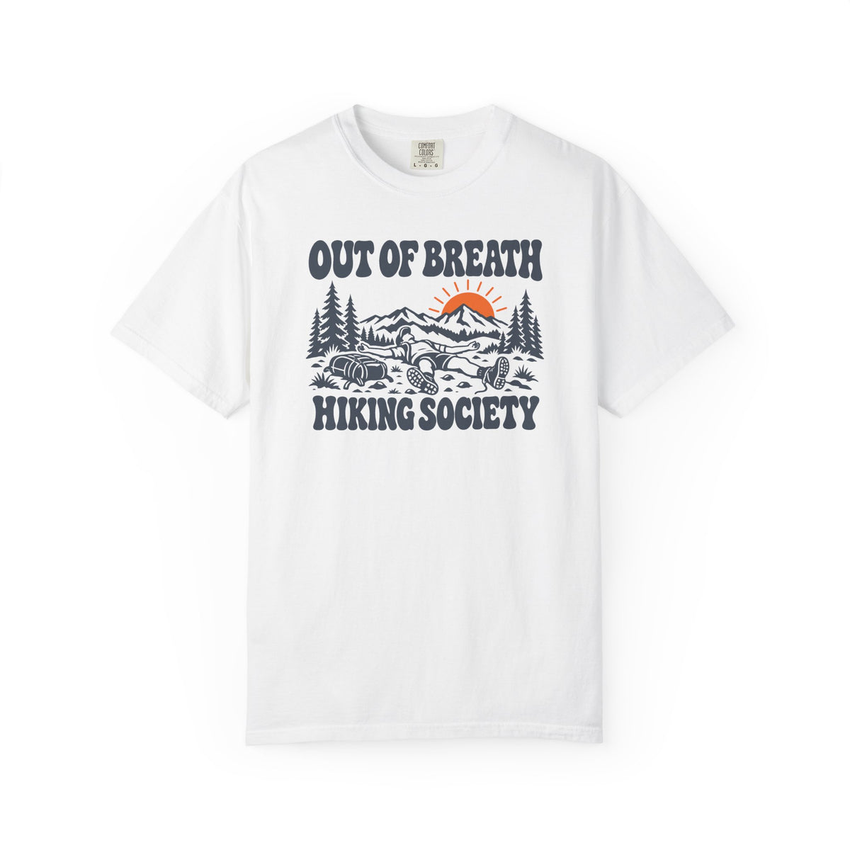 Out of Breath Hiking Society Flat Out T-Shirt