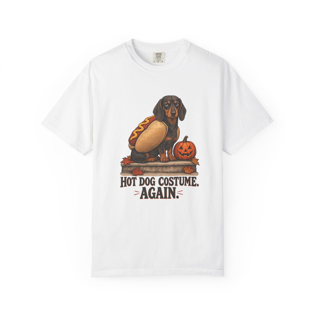 Hot Dog Costume. Again. T-Shirt – White