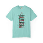 Dasher Dancer Prancer Vixen T-Shirt – Chalky Mint