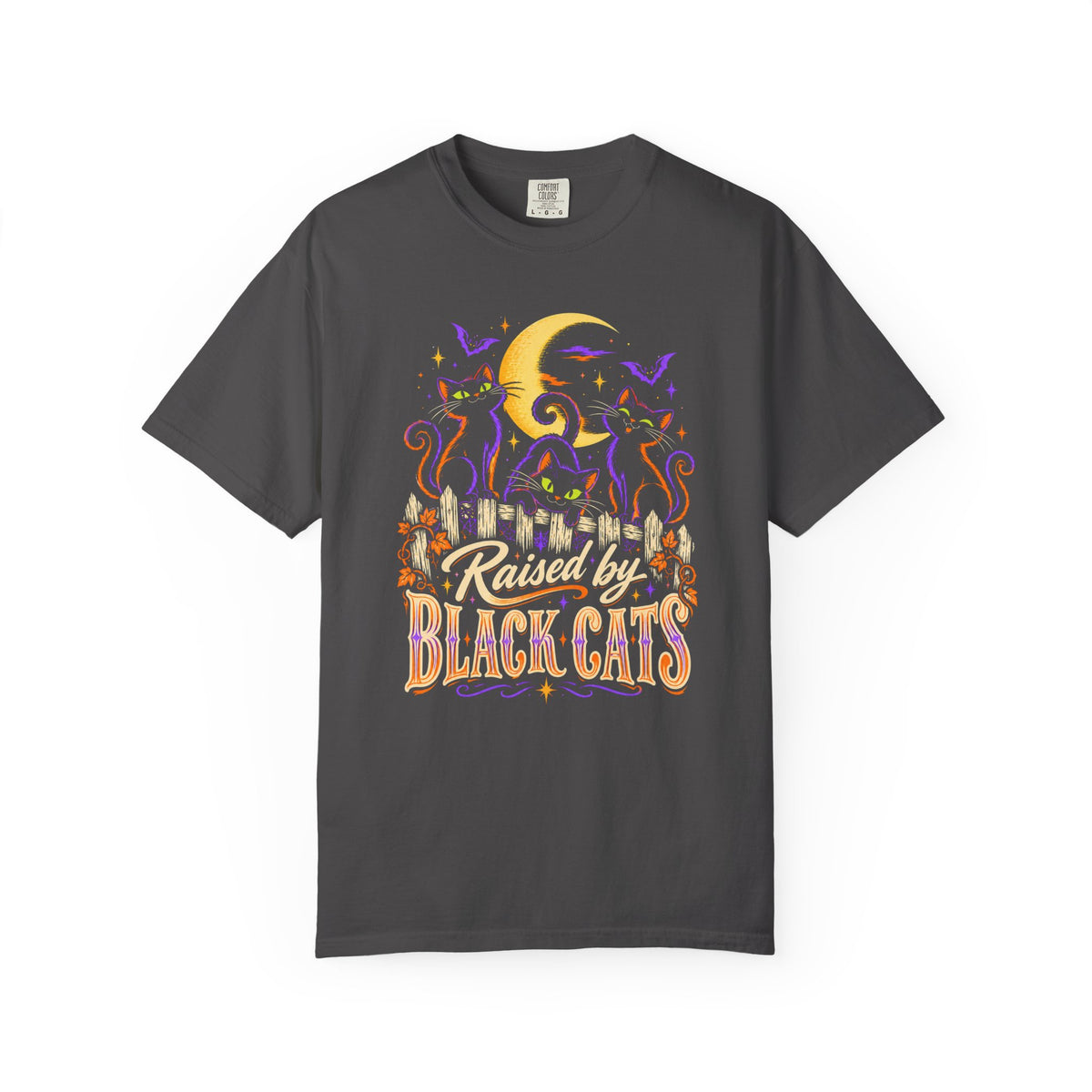 Raised by Black Cats T-Shirt – Graphite