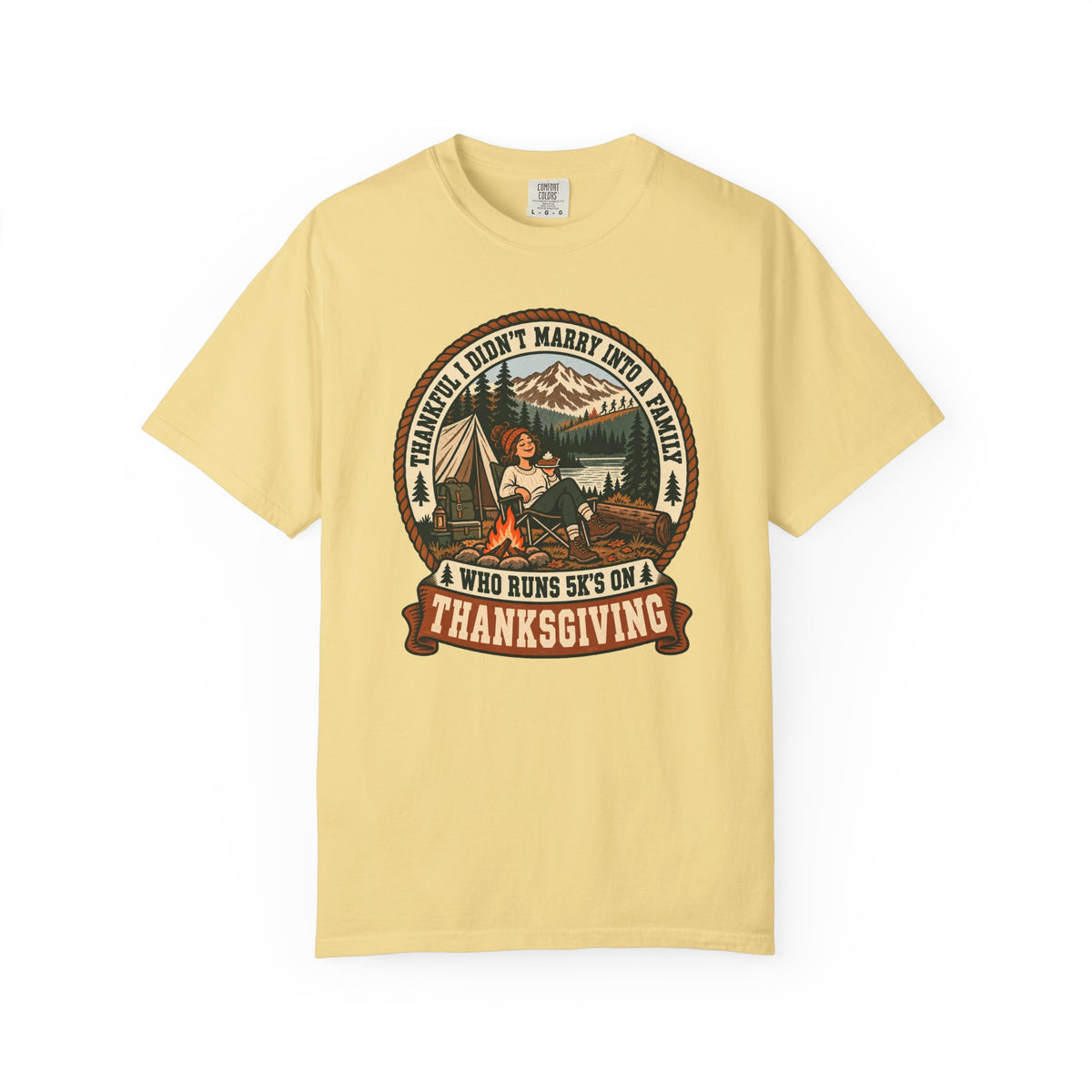 Not a 5K Family Camp Badge T-Shirt