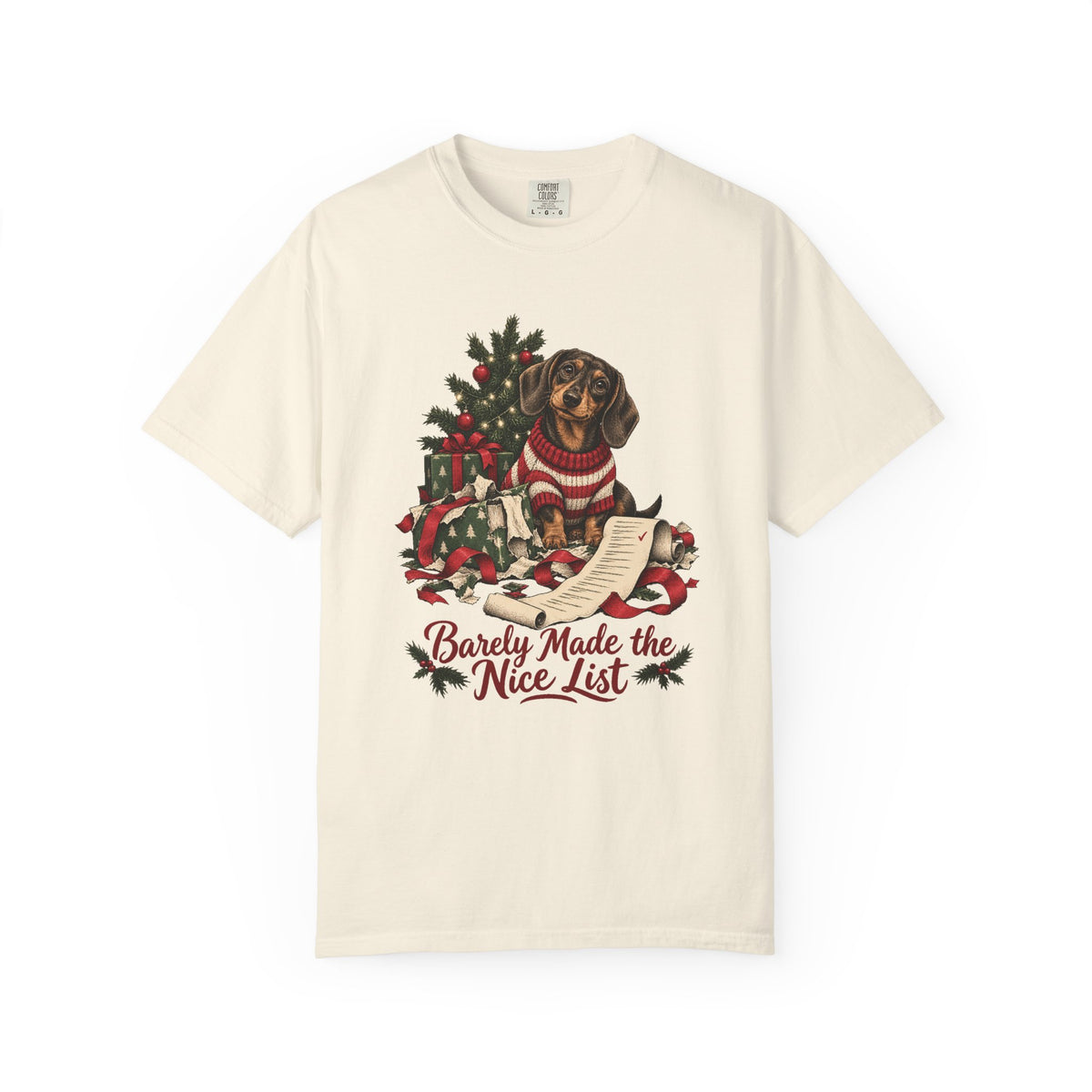 Barely Made the Nice List T-Shirt – Ivory