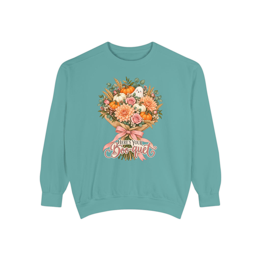 Here's Your Boo-quet Sweatshirt – Seafoam