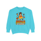Running on Candy Corn and Chaos Sweatshirt – front view