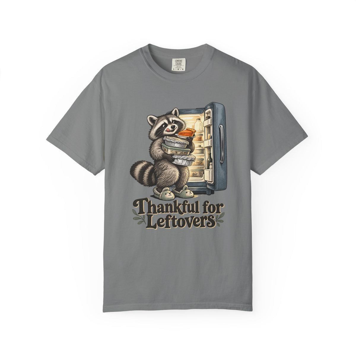 Thankful for Leftovers T-Shirt – Grey