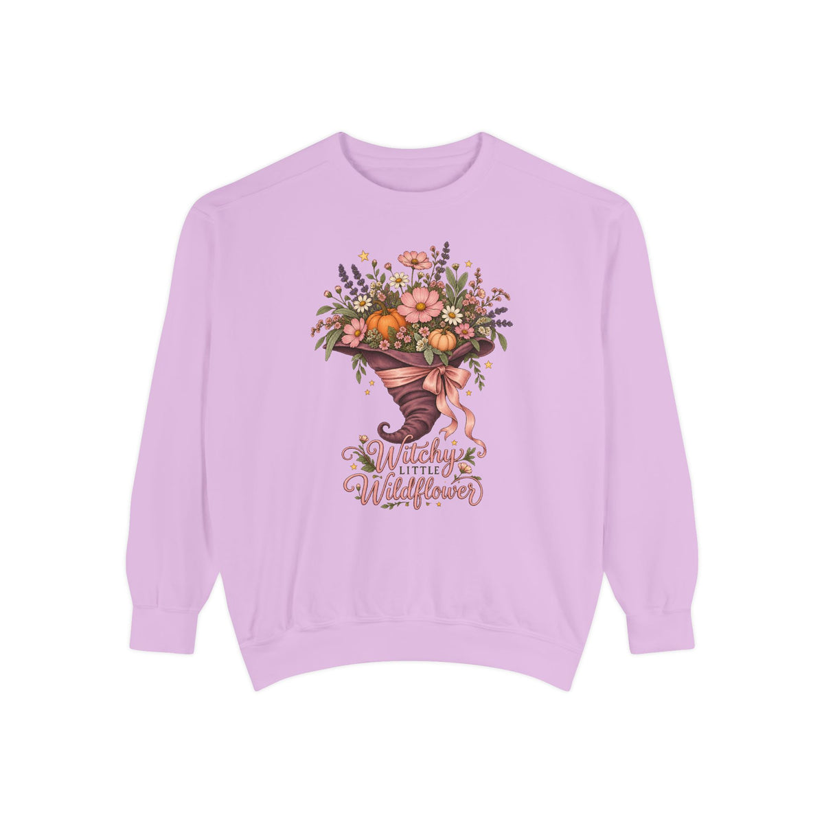 Witchy Little Wildflower Sweatshirt – Orchid