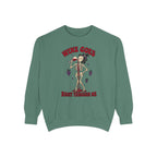 Wine Goes Right Through Me Sweatshirt – Light Green