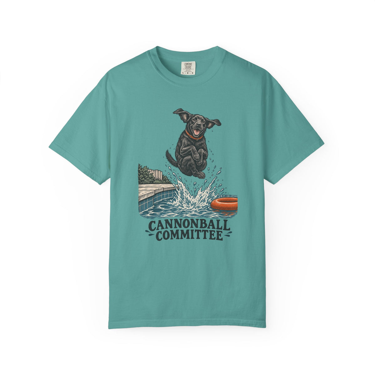 Cannonball Committee T-Shirt – Seafoam