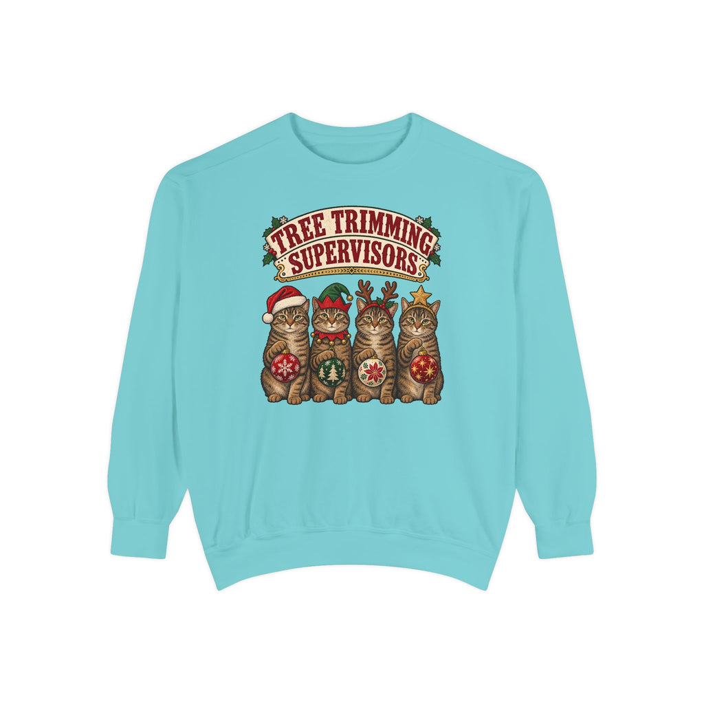 Tree Trimming Supervisors Sweatshirt – Chalky Mint