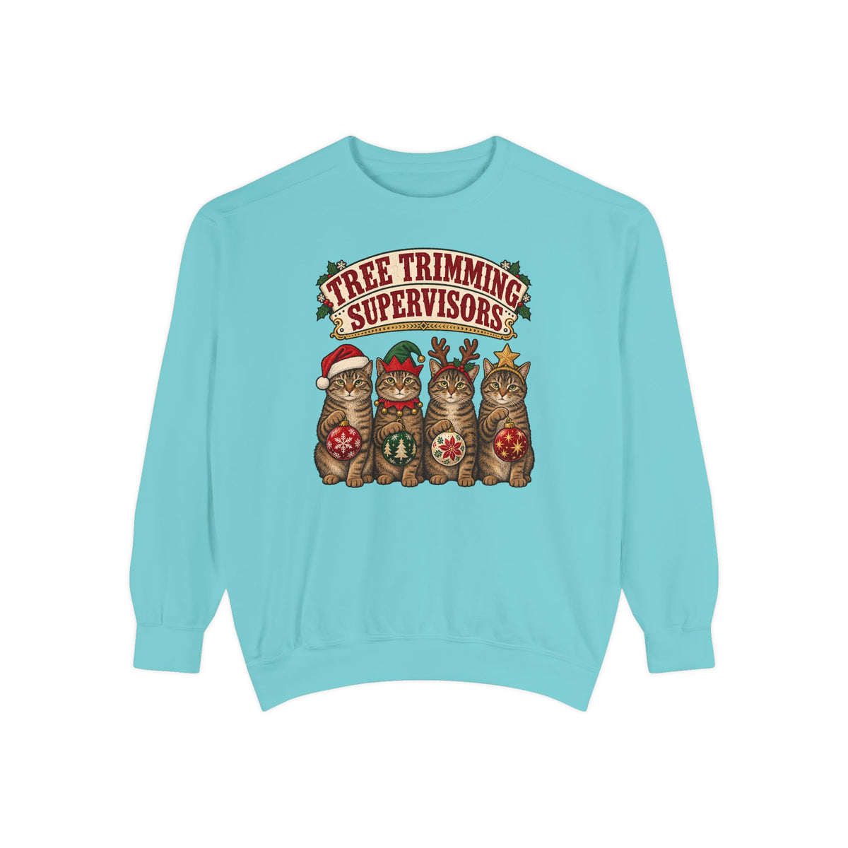 Tree Trimming Supervisors Sweatshirt – Chalky Mint