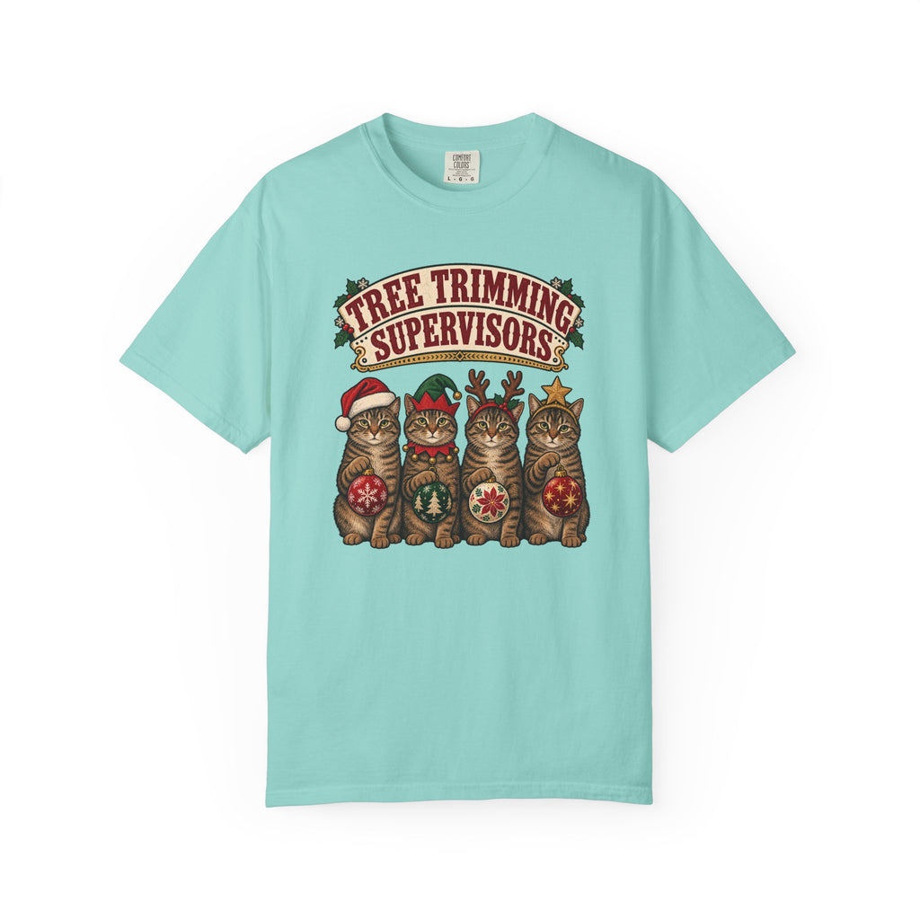 Tree Trimming Supervisors T-Shirt – Chalky Mint
