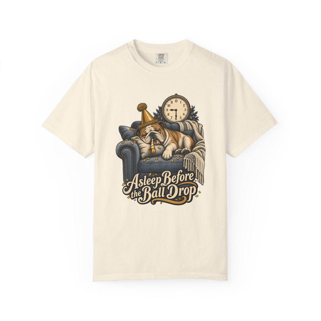 Asleep Before the Ball Drop T-Shirt – Ivory