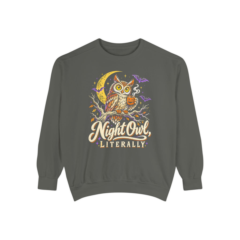 Night Owl, Literally Sweatshirt – Pepper