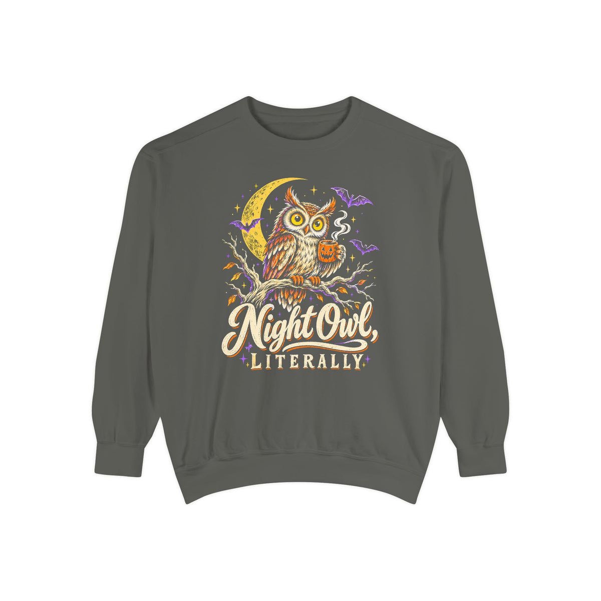 Night Owl, Literally Sweatshirt – Pepper