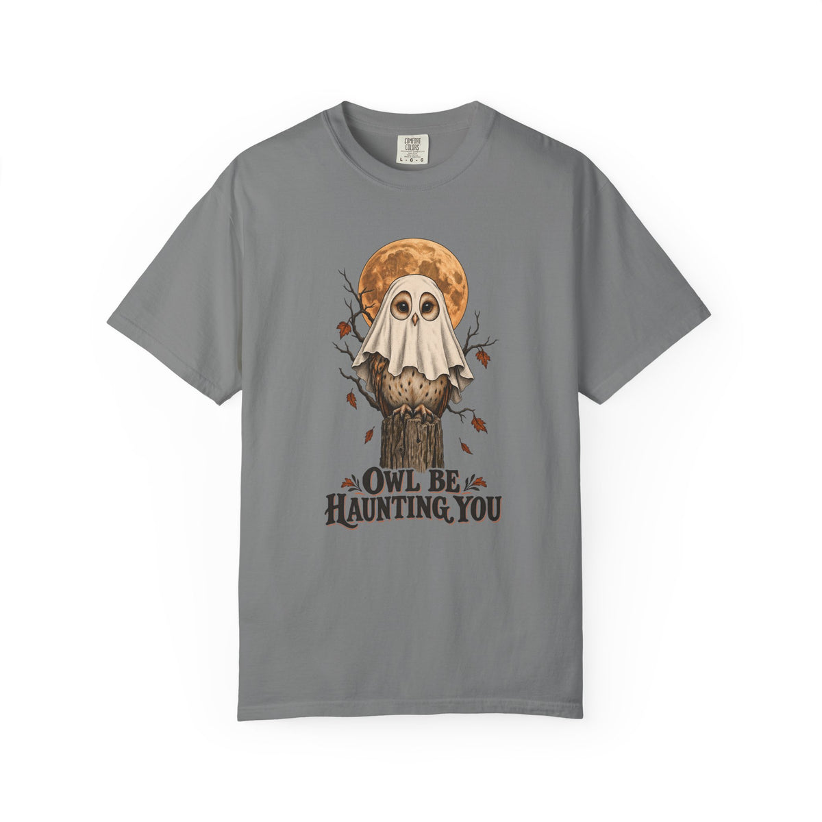 Owl Be Haunting You T-Shirt – Grey