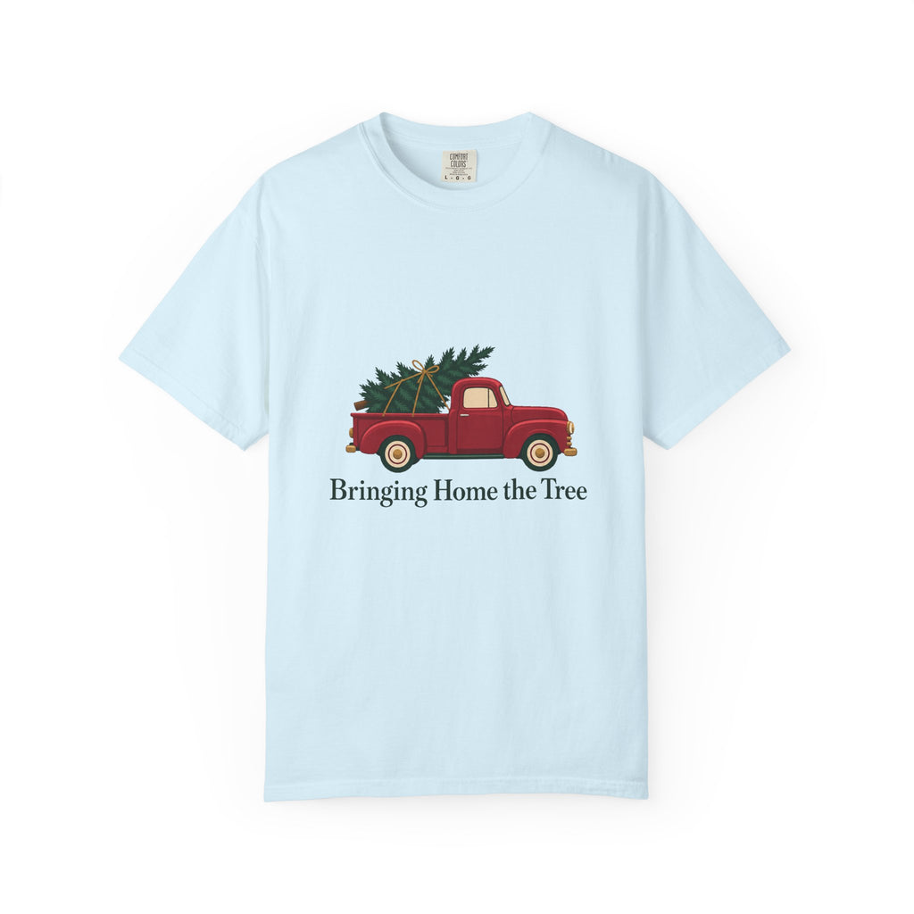Bringing Home the Tree T-Shirt – Chambray