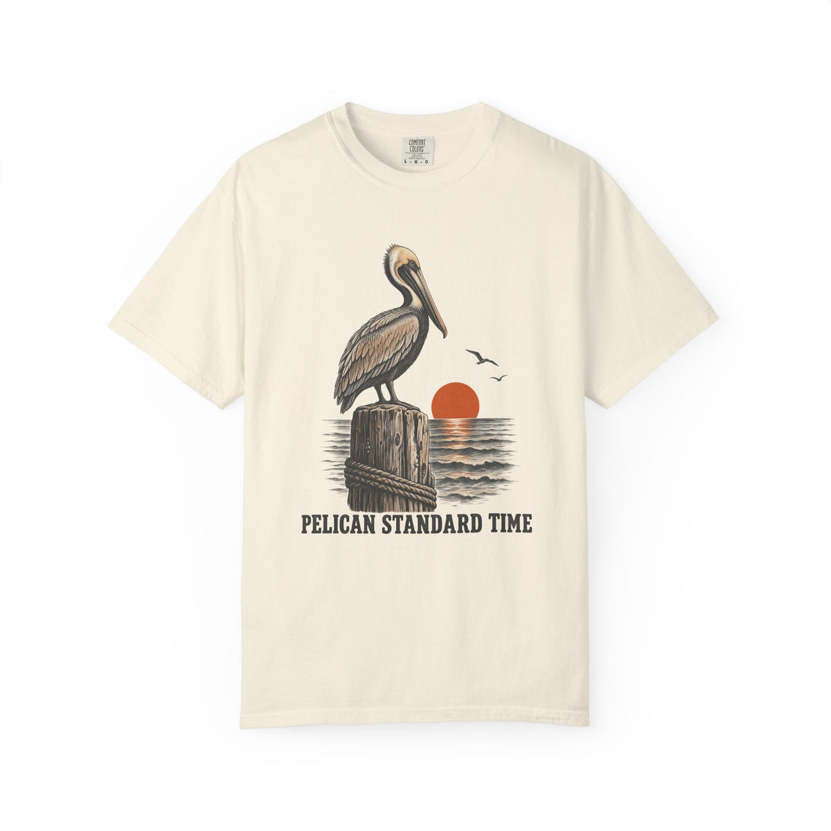Pelican Standard Time T-Shirt – Ivory