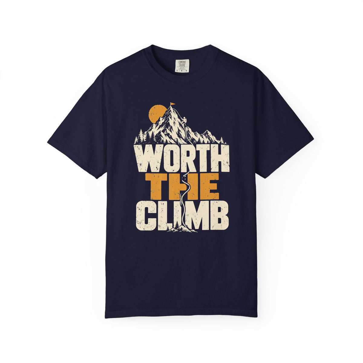 Worth the Climb Summit Flag T-Shirt