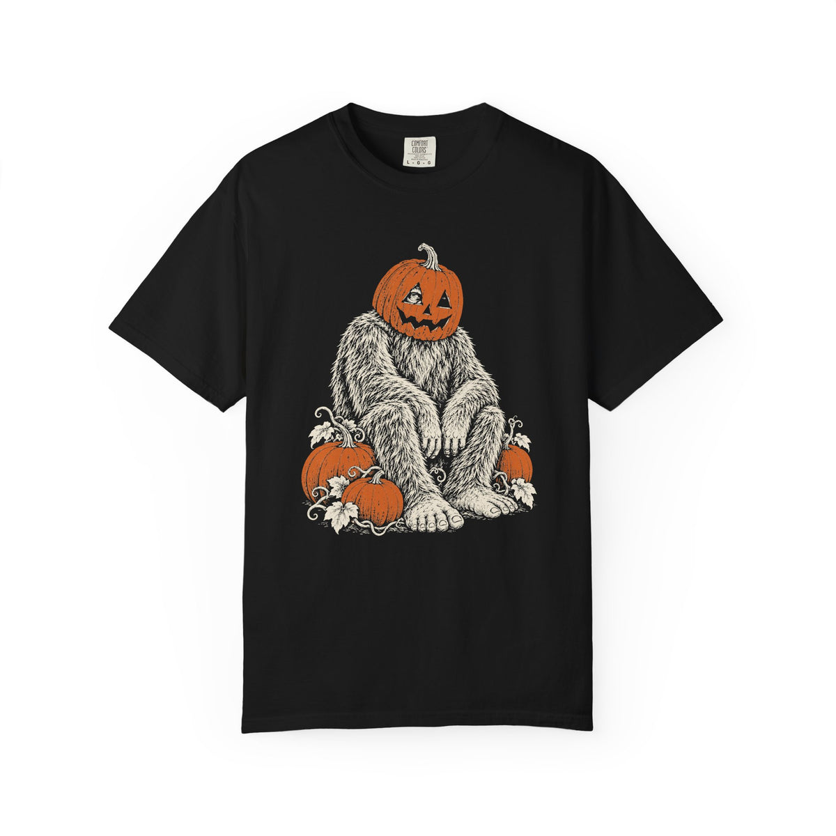 Bigfoot Pumpkin Head T-Shirt