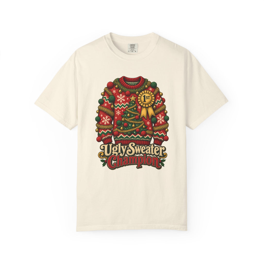 Ugly Sweater Champion T-Shirt – Ivory