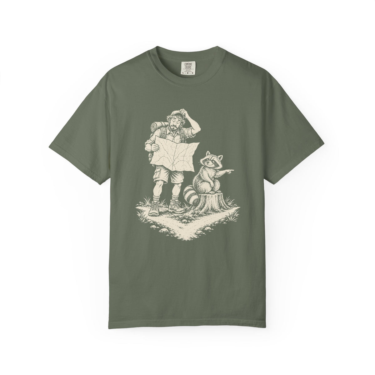 Upside-Down Map T-Shirt