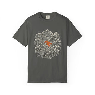 Mountain Lake Map T-Shirt